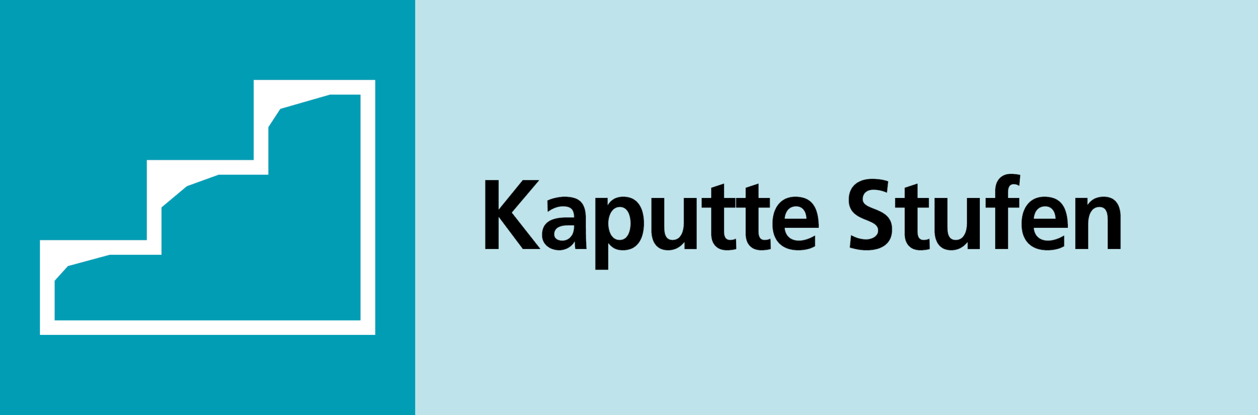 Piktogramm kaputte Stufen