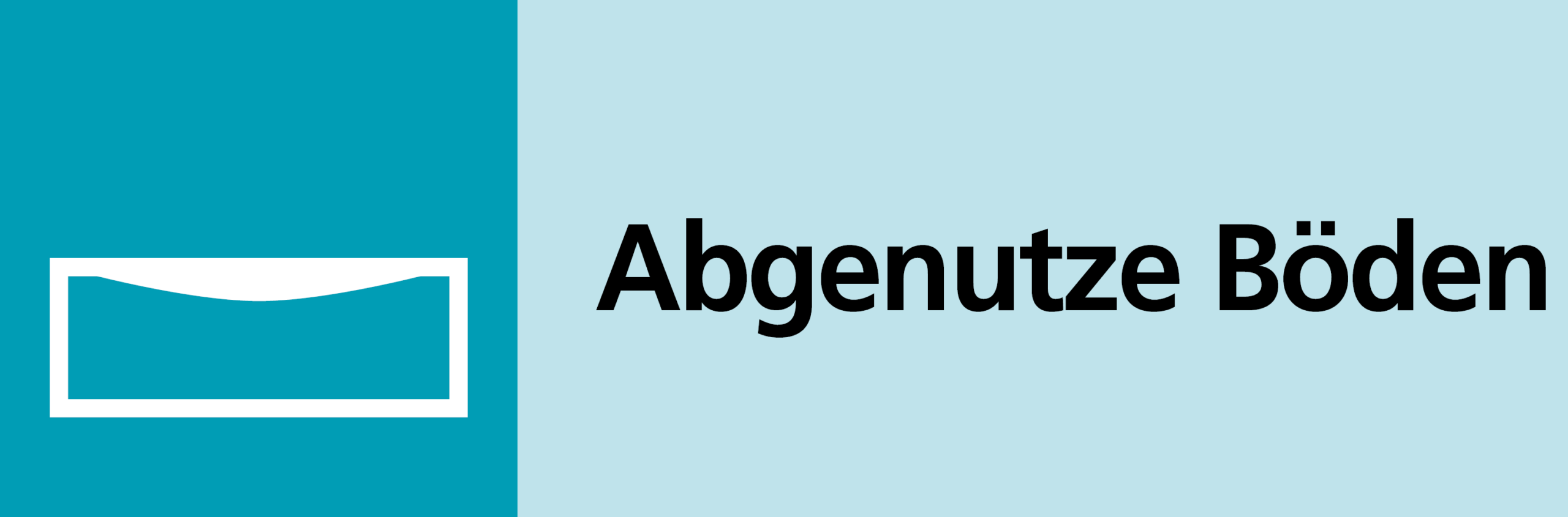 Piktogramm abgenutzte Böden