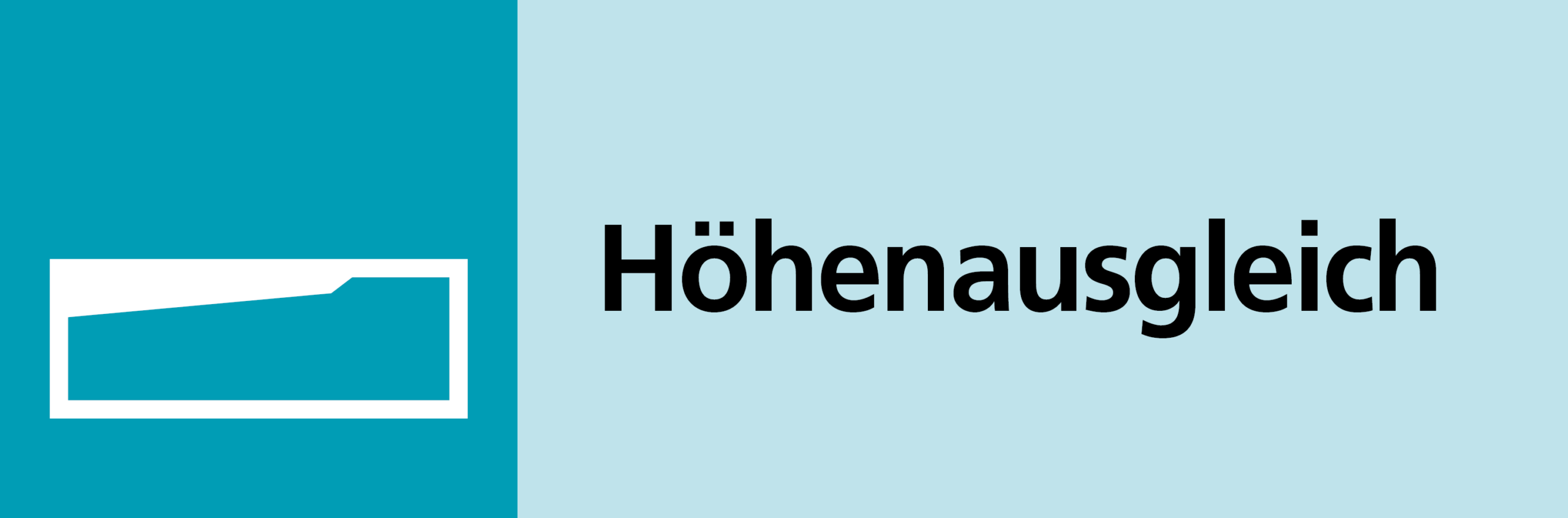Piktogramm Höhenausgleich