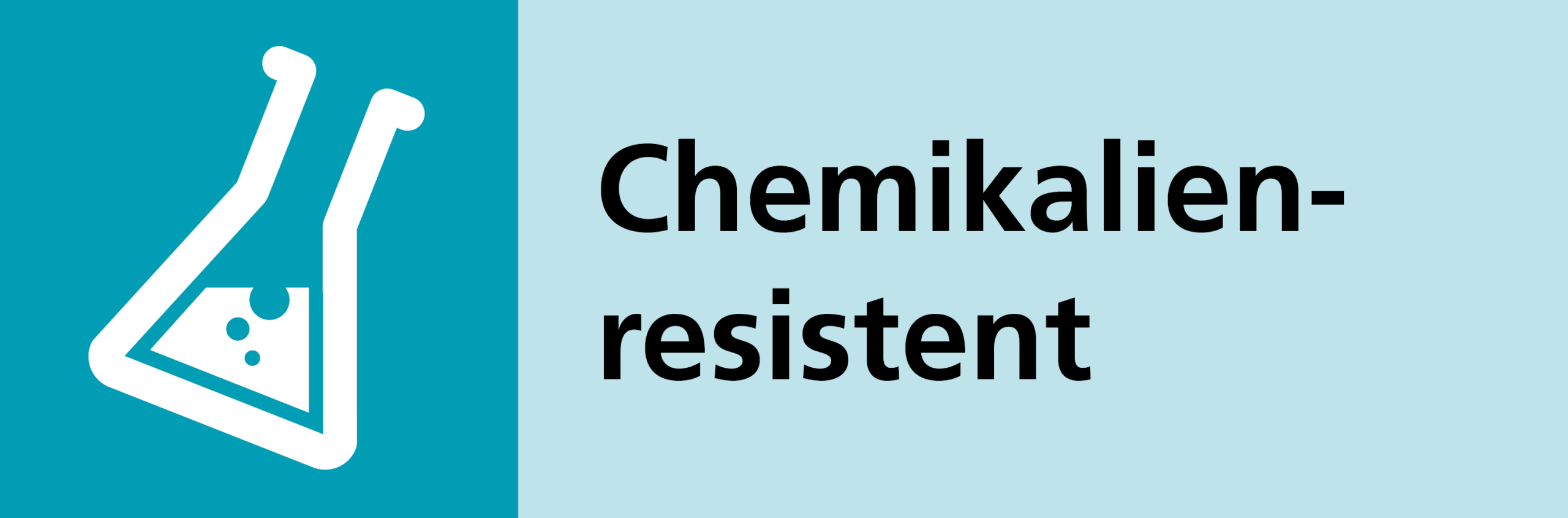 Piktogramm chemikalienresistent