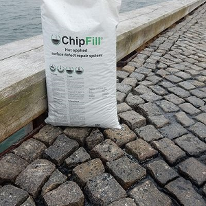 ChipFill® Thermoplastik zum Heißeinbau für die dauerhafte Schlaglochreparatur